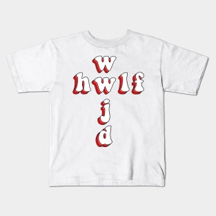 wwjd x hwlf Kids T-Shirt